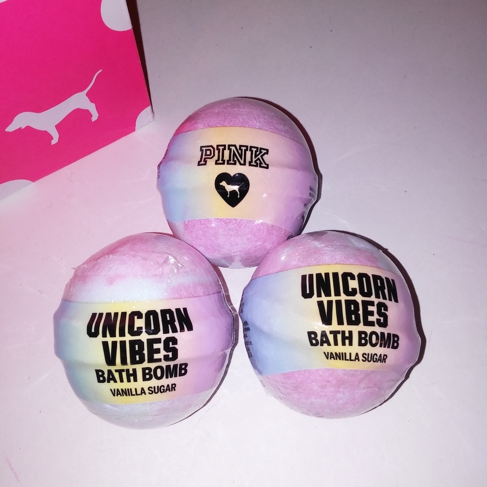 (3) Victoria Secret PINK Bath Bombs
